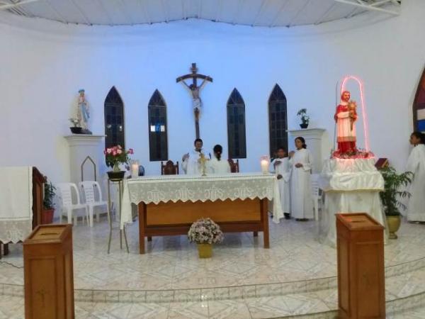 Prociss&atilde;o e missa marcam abertura dos festejos de S&atilde;o Raimundo Nonato em Floriano.(Imagem:FlorianoNews)