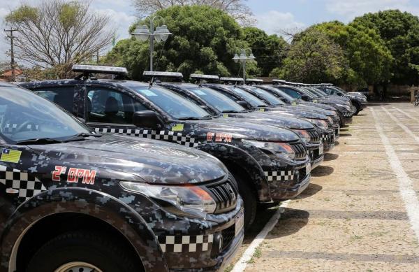 Governo entrega 200 novas viaturas pick-ups para a Polícia Militar na quinta (12)