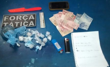 Menor é apreendido com drogas e caderno com referência ao tráfico em Floriano