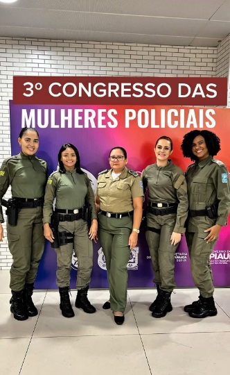 Policiais do 3º BPM participam do 3º Congresso das Mulheres Policiais em Teresina