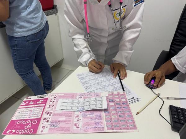 Floriano realiza Dia D de Multivacina&ccedil;&atilde;o para atualiza&ccedil;&atilde;o da caderneta de crian&ccedil;as e adolescentes(Imagem:Secom)