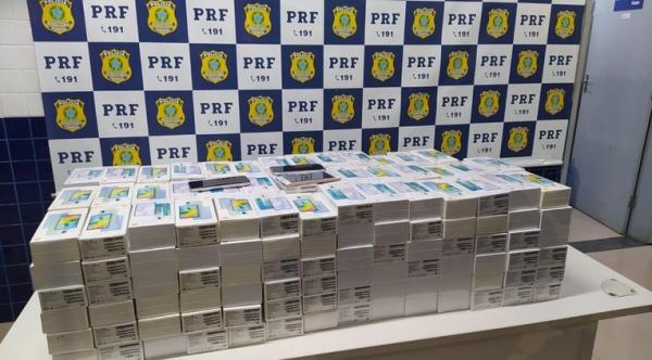 PRF apreende cerca de 275 celulares sem nota fiscal em Floriano
