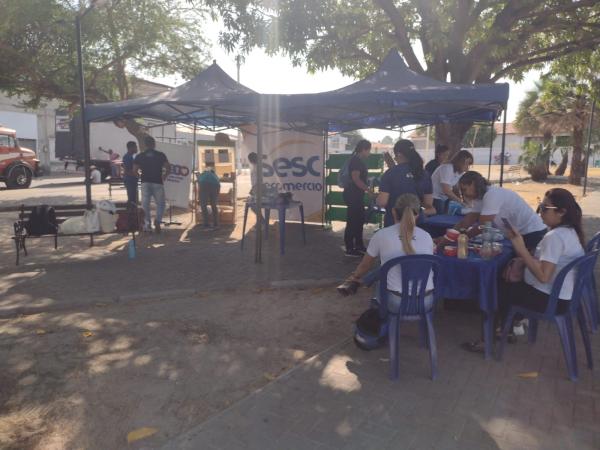 Sesc Floriano promove manhã de ações sociais em comemoração ao seu aniversário
