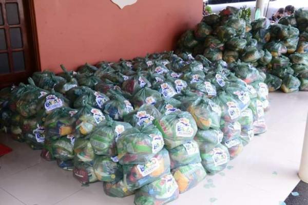 Prefeitura de Bar&atilde;o de Graja&uacute; distribui cestas b&aacute;sicas para fam&iacute;lias carentes(Imagem:Reprodu&ccedil;&atilde;o)