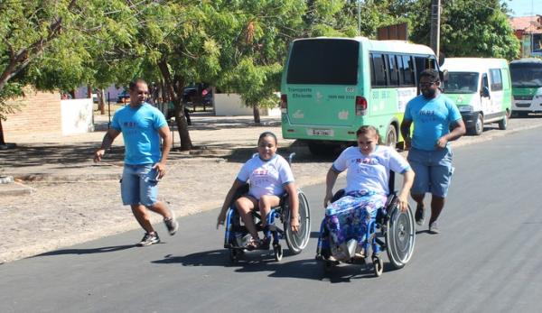 Deficientes mostram superação em Maratona dos Cadeirantes de Teresina