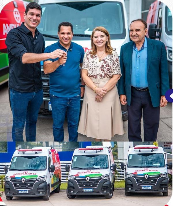  Bar&atilde;o de Graja&uacute; recebe nova ambul&acirc;ncia em parceria com o Governo do Maranh&atilde;o.(Imagem:Reprodu&ccedil;&atilde;o/Instagram)