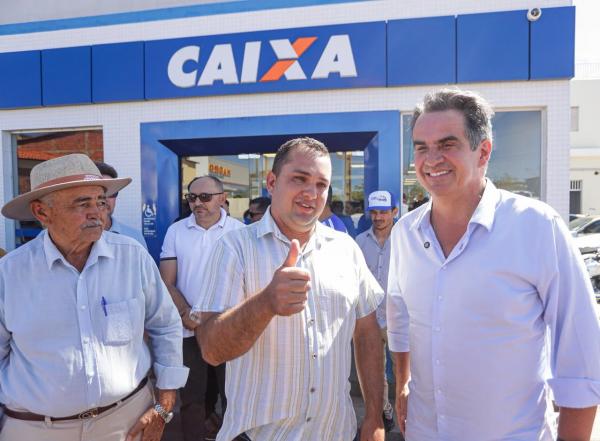  Prefeito agradece a Ciro Nogueira por ag&ecirc;ncia da Caixa, que atende toda uma regi&atilde;o(Imagem:Ascom)