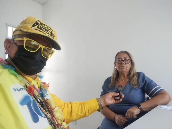 Edneuda Pereira, secret&aacute;ria de Assist&ecirc;ncia Social de Bar&atilde;o de Graja&uacute;.(Imagem:FlorianoNews)