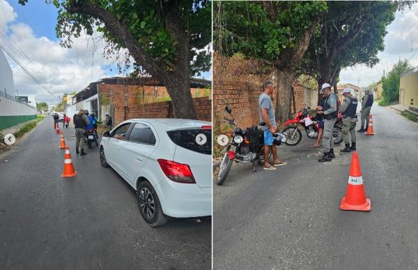 Polícia Militar realiza blitz de trânsito no centro de Floriano para reforçar segurança e fiscalização(Imagem:Reprodução/Instagram)