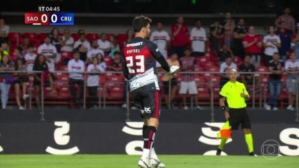 S&atilde;o Paulo x Cruzeiro - Melhores Momentos do 1&ordm; Tempo(Imagem:Reprodu&ccedil;&atilde;o)