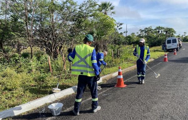 DER-PI atua com ações preventivas na malha rodoviária para o período chuvoso(Imagem:Ascom DER-PI)