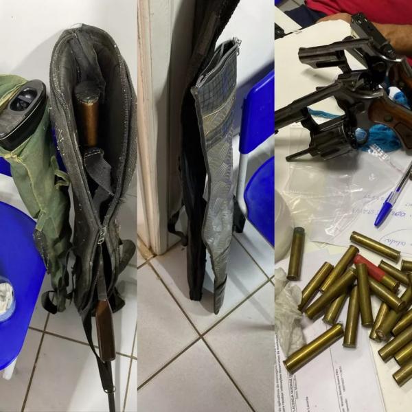  Armas foram apreendidas durante opera&ccedil;&atilde;o da Pol&iacute;cia Civil em S&atilde;o Raimundo Nonato, no Piau&iacute;.(Imagem:Divulga&ccedil;&atilde;o/Pol&iacute;cia Civil )