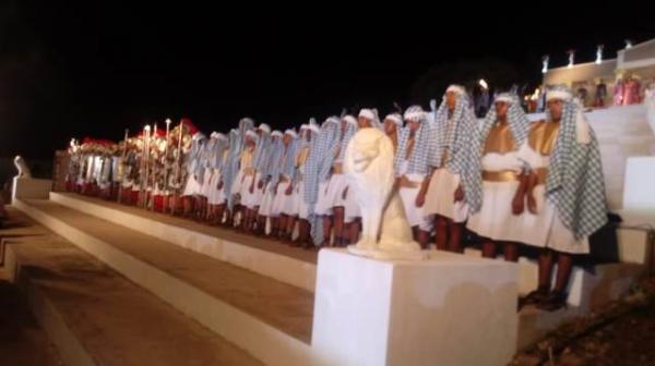 Emo&ccedil;&atilde;o toma conta do p&uacute;blico na 1&ordf; noite da Paix&atilde;o de Cristo em Floriano.(Imagem:FlorianoNews)