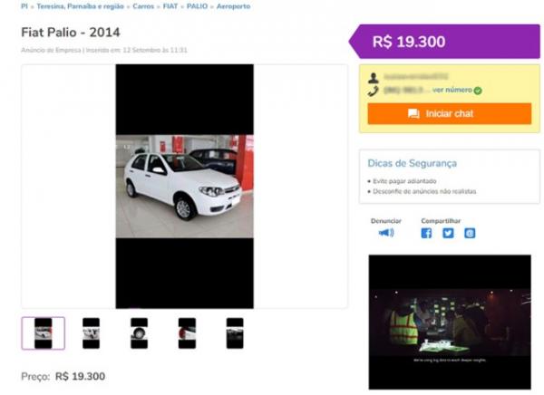 Polícia investiga tentativa de golpe em usuários de classificados online no PI
