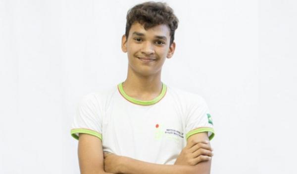 Vinnycius Gabriell M. Sandes, 15 anos.(Imagem:Divulga&ccedil;&atilde;o)