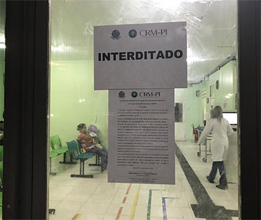 CRM/PI faz interdição parcial da maternidade por superlotação