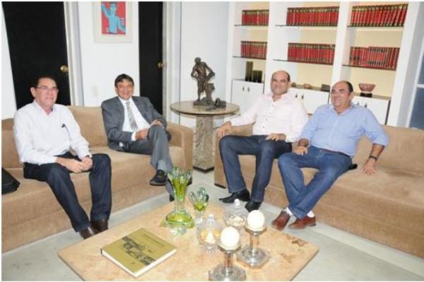 Oscar Proc&oacute;pio &eacute; recebido em audi&ecirc;ncia pelo Governador Wellington Dias.(Imagem:Assessoria)