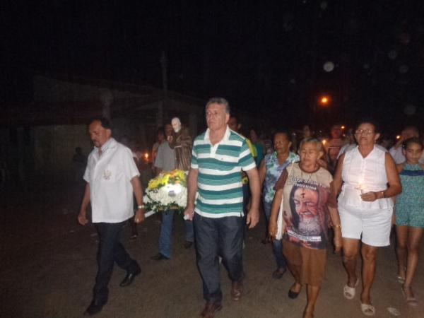 Festejos de São Pio de Pietrelcina é encerrado com procissão e missa