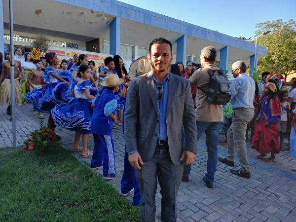 Secret&aacute;rio Leonardo Carlos destaca expectativa para o S&atilde;o Jo&atilde;o da Princesa 2026 durante lan&ccedil;amento oficial do evento.(Imagem:FlorianoNews)