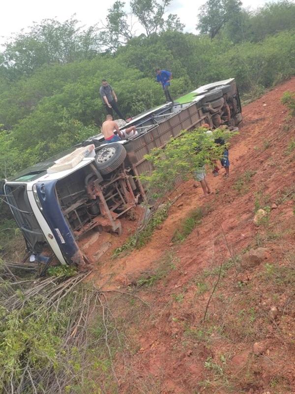 O acidente aconteceu no munic&iacute;pio de Reden&ccedil;&atilde;o de Gurgueia. N&atilde;o houve mortes e ainda n&atilde;o h&aacute; informa&ccedil;&otilde;es sobre feridos.(Imagem:Reprodu&ccedil;&atilde;o/Portal B1)