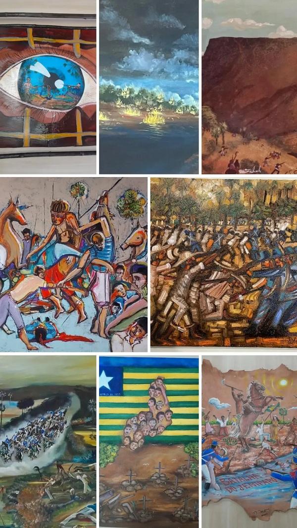  Conselho de Cultura do Piau&iacute; abre vota&ccedil;&atilde;o popular para selecionar pintura representativa da Batalha do Jenipapo; pr&ecirc;mio de R$ 8 mil.(Imagem: Reprodu&ccedil;&atilde;o )