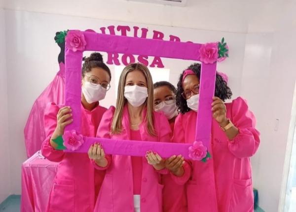 Profissionais de Barão de Grajaú realizam palestra em apoio ao "Outubro Rosa"