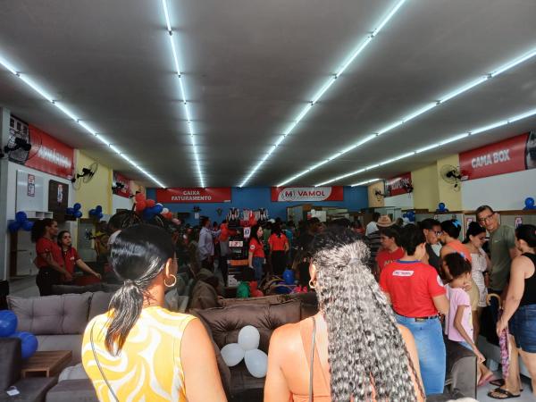  Lojas Vamol inaugura filial em Bar&atilde;o de Graja&uacute;-MA com grande festa e ofertas especiais.(Imagem:FlorianoNews)