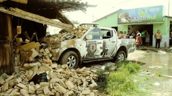 Comandante da PM esclarece acidente ocorrido com viatura da Força Tática