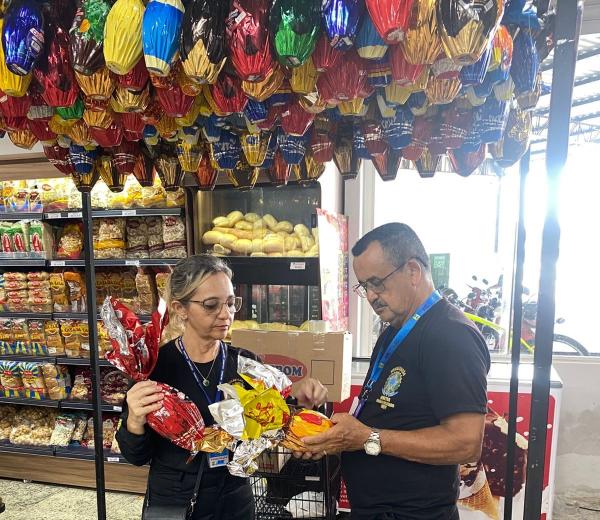 Operação Páscoa: Imepi fiscaliza ovos de chocolate e produtos típicos da Semana Santa no Piauí