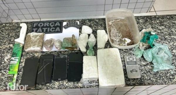 Jovem é preso com grande quantidade de drogas em Valença do Piauí