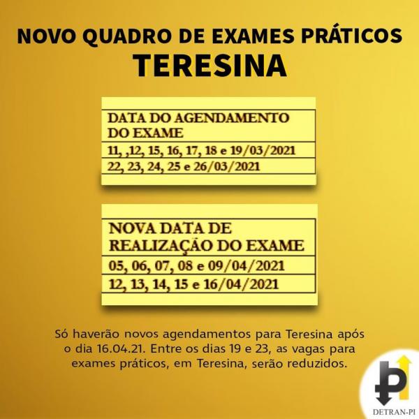 Detran remarca exames práticos para obtenção da CNH em todo o Piauí; veja datas.(Imagem:Reprodução)