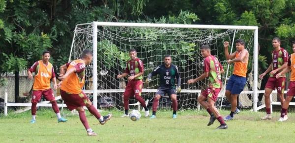  Treino rach&atilde;o Fluminense-PI - 17.02.23.(Imagem: J&uacute;lio Costa / ge )