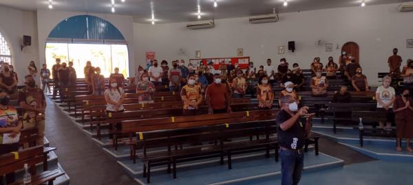 Iniciado o festejo de S&atilde;o Francisco de Assis no bairro Ibiapaba(Imagem:FlorianoNews)