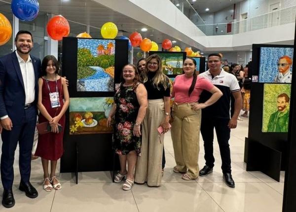 Pinturas de estudantes da rede estadual fazem parte do leilão beneficente ?Arte é Vida"