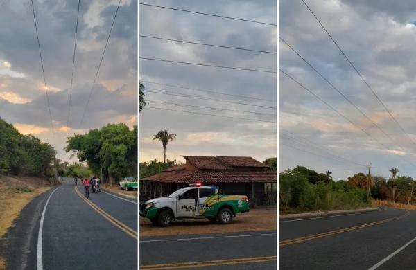 Caminhoneiro morre eletrocutado após fio de energia tocar caminhão, em São Gonçalo do Piauí