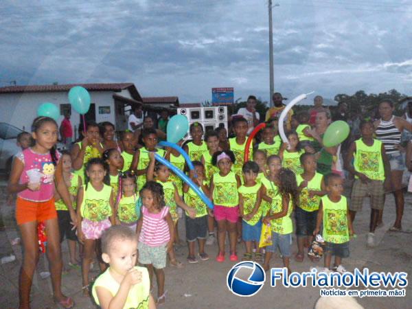 Bloco Crian&ccedil;ada garantiu divers&atilde;o para os baixinhos em Floriano.(Imagem:FlorianoNews)