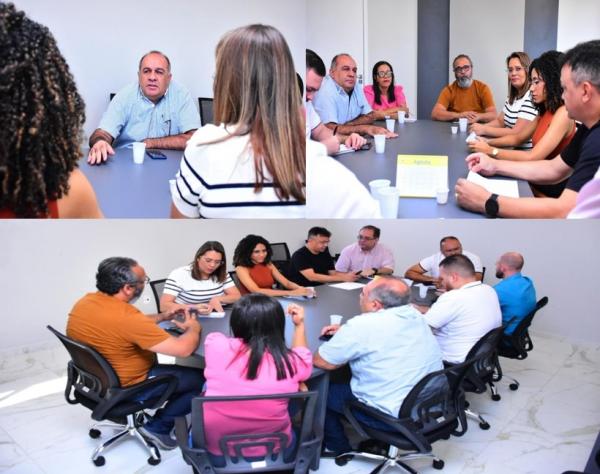 SINTE de Floriano discute reajuste salarial e demandas da categoria com Comitê Gestor da Prefeitura