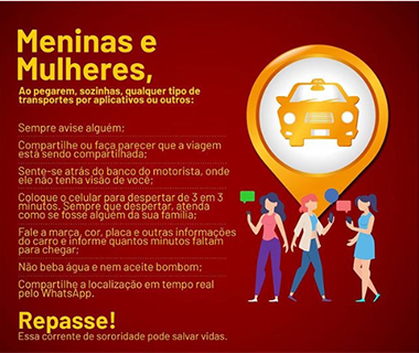 Advogada recebe ataques de motoristas por campanha da OAB-PI