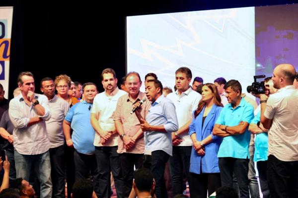 Joel anuncia Jeová Alencar como pré-candidato a vice e Ciro fala em reforço na chapa de oposição(Imagem:Ascom)