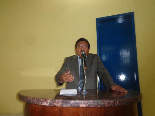 Vereador Manoel Simpl&iacute;cio (PV).(Imagem:FlorianoNews)