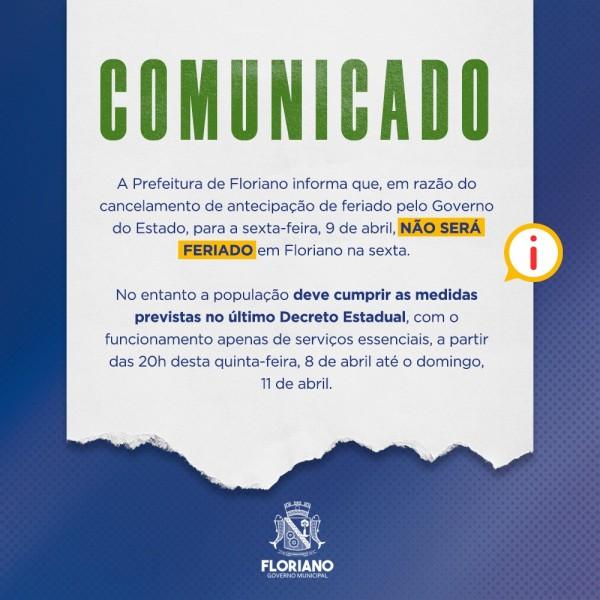 N&atilde;o ser&aacute; feriado na sexta, mas as regras do decreto estadual continuam valendo(Imagem:Divulga&ccedil;&atilde;o)