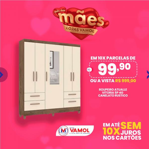 Lojas Vamol prepara um show de ofertas para o Dia das M&atilde;es, confira(Imagem:Divulga&ccedil;&atilde;o)
