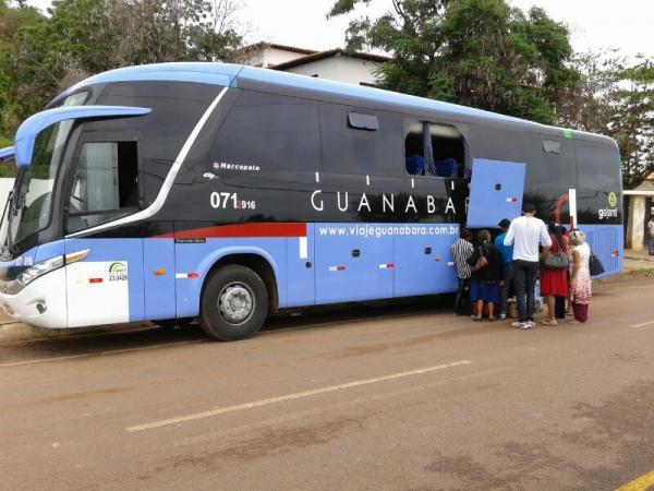 Bando rende motorista e faz arrastão em ônibus da Guanabara entre CE e PI