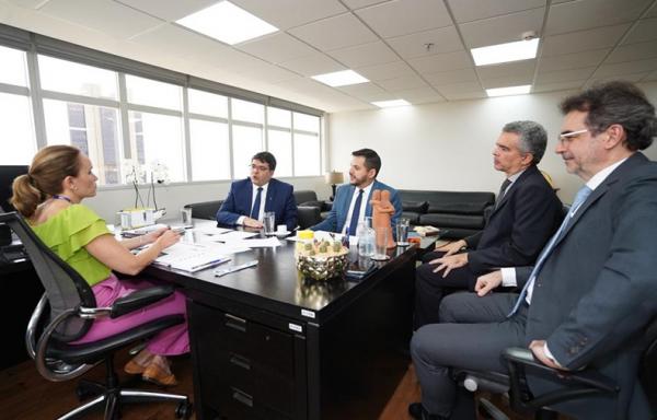 Rafael Fonteles visita ministérios em Brasília e tem reunião com presidente do FNDE.(Imagem:Divulgação )