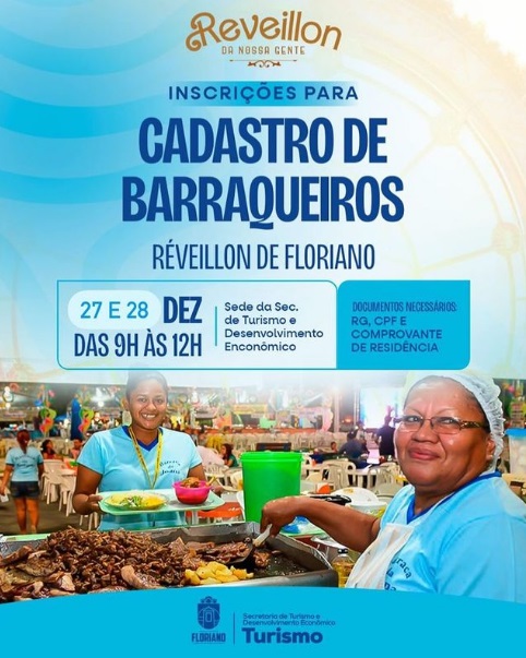 Abertas as inscrições para barranqueiros no Réveillon de Floriano