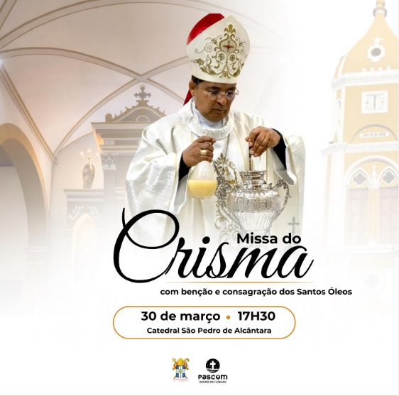 Catedral de Floriano celebra Missa do Crisma nesta segunda-feira (30)