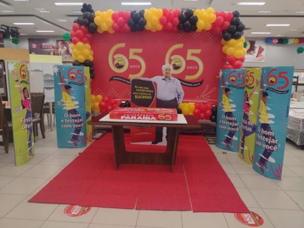 Armazém Paraíba comemora 65 anos de sucesso com corte do bolo e programação especial em Floriano