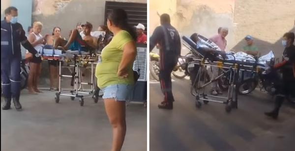Homem ateia fogo em duas pessoas no Mercado P&uacute;blico de Floriano; uma v&iacute;tima est&aacute; em estado grave.(Imagem:Reprodu&ccedil;&atilde;o)