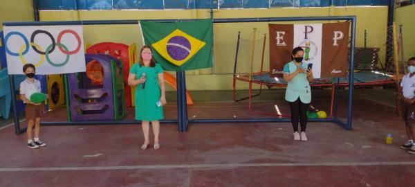 Escola Pequeno Pr&iacute;ncipe comemora o Dia do Estudante com atividades ol&iacute;mpicas(Imagem:FlorianoNews)