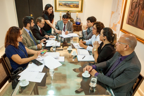 Governador reúne equipe e trata da aplicação de recursos do Bird